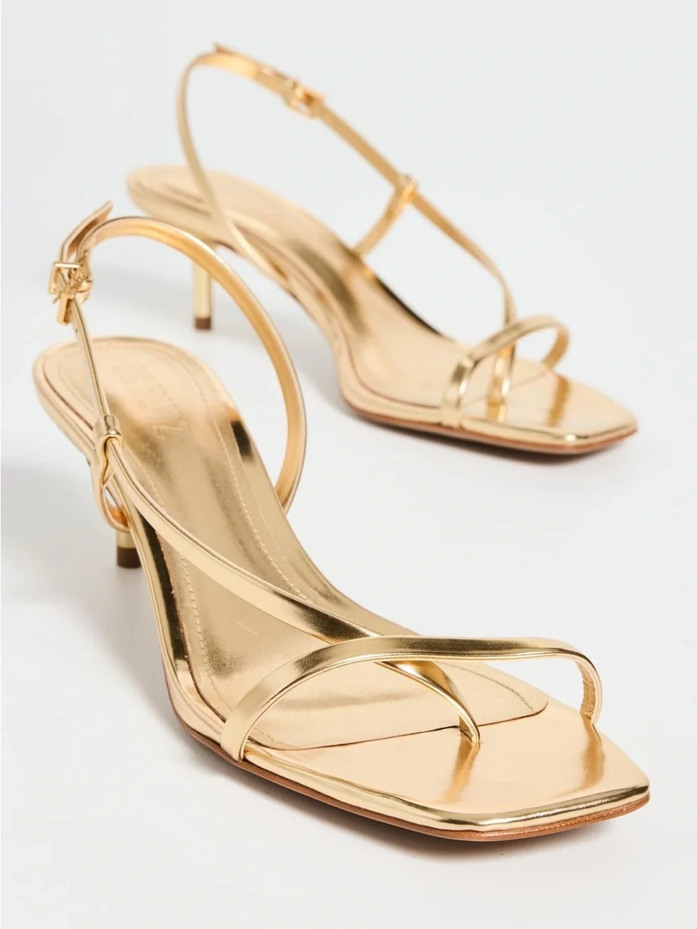 SCHUTZ Heloise Sandals Gold Metallic size 9